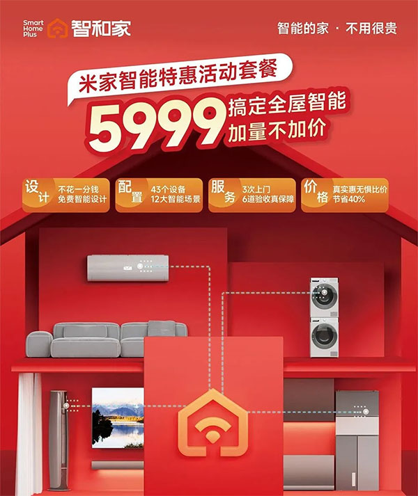 米家智能特惠活動套餐——5999元